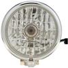 Custom Headlight (Not Vehicle Inspection Compliant) Bates Type, Chrome Body, 4.5 Inch (Body Diameter: 120mm/Depth: 65mm),