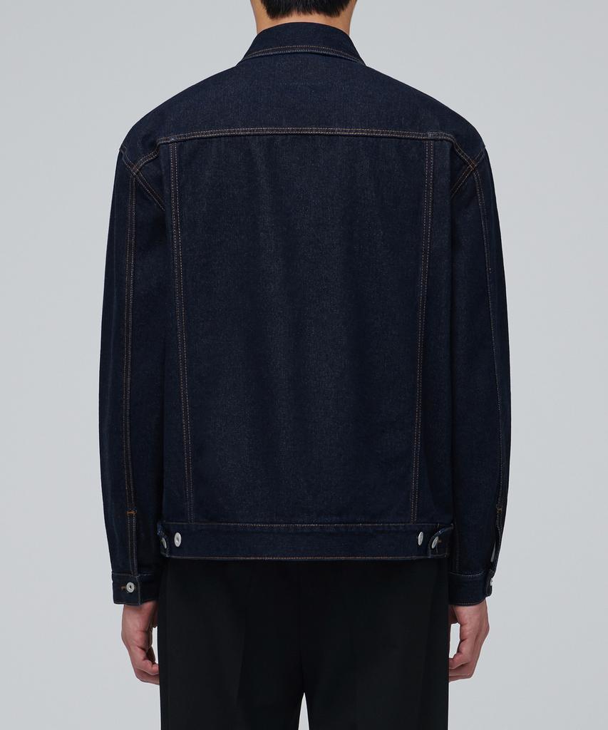 Musinsa Standard Relaxed Denim Trucker Jacket 2 [Deep Indigo]