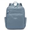 Kompakter Rucksack mit Reißverschluss-Vordertasche Rucksack Damen Reise Leichter Nylon Hochwertige Umhängetasche