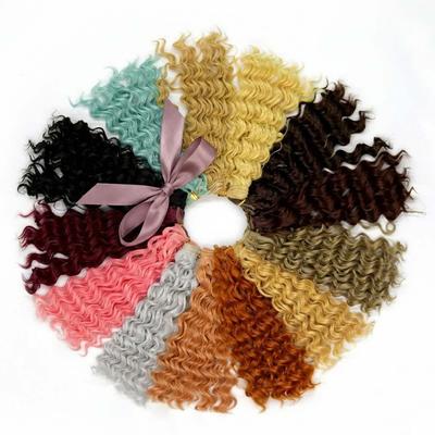 Gradient Color BJD SD Doll Hair Curly Hair Blyth Doll Wigs Accessories  Wig Making