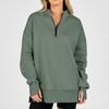 Women's Long Sleeve Stand Collar Pullover Sweatshirt