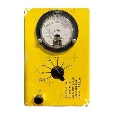 Vintage Radioactive Geiger Counter Metal Tin Signs  Retro Cinema Garage Party Wall Decor Mural Painting Posters for Home Deco