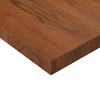 343078 vidaXL Dessus de table carré Marron foncé 80x80x4cm Bois chêne traité