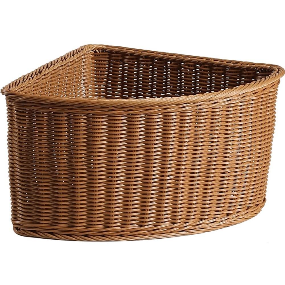 Modern Chic Design Corner Storage Bin Semi-circular Basket Clothes Organizer Medium