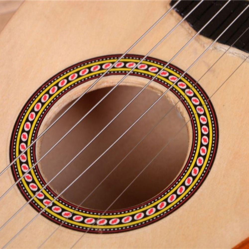 Masif Ahşap Çocuk Enstrümanı Oyuncak Klasik Müzik Aleti Oyuncak Çocuk Gitarı Başlangıç Seviyesi