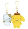 Sanrio Characters Nico Plush Keychain (Pom Pom Purin X Muffin) 104634