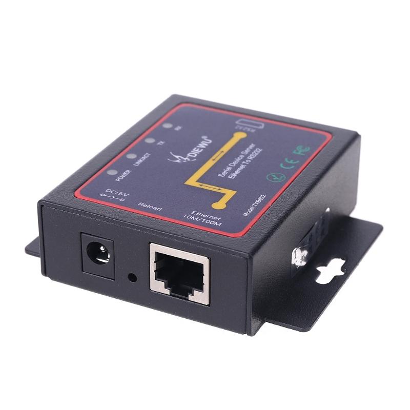 DB9 RJ45 To RS232 Ethernet /IP Serial Server Module Ethernet Device Communication Converter