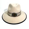 Men And Women Peach Top Western Cowboy Hat Style Jazz Hat Big Edge Top Hat