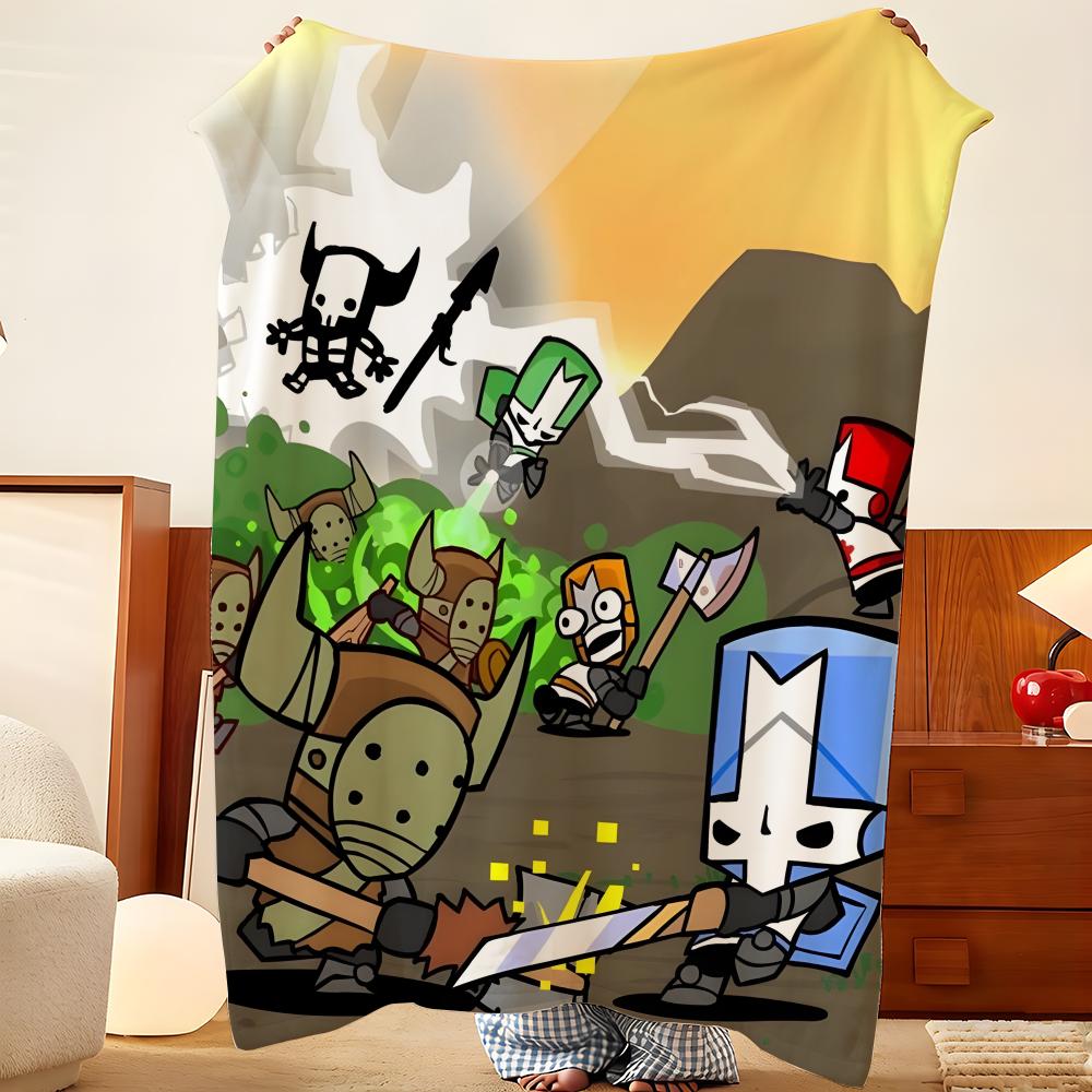 Spiel C-Castle C-Crashers Wurf Flanell Kuscheldecke, Leicht Gemütlich, Strapazierfähig Waschbar süß Cool