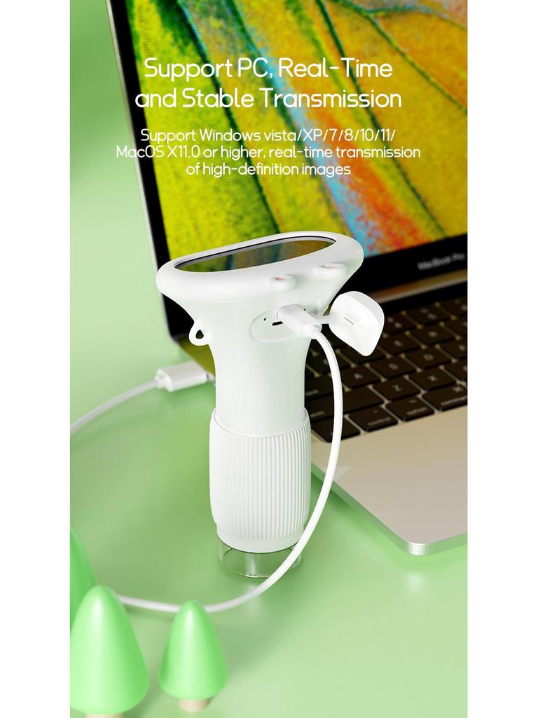 372 Portable Handheld Microscope Magnifier for Kids - Mini Science Experiment Toy