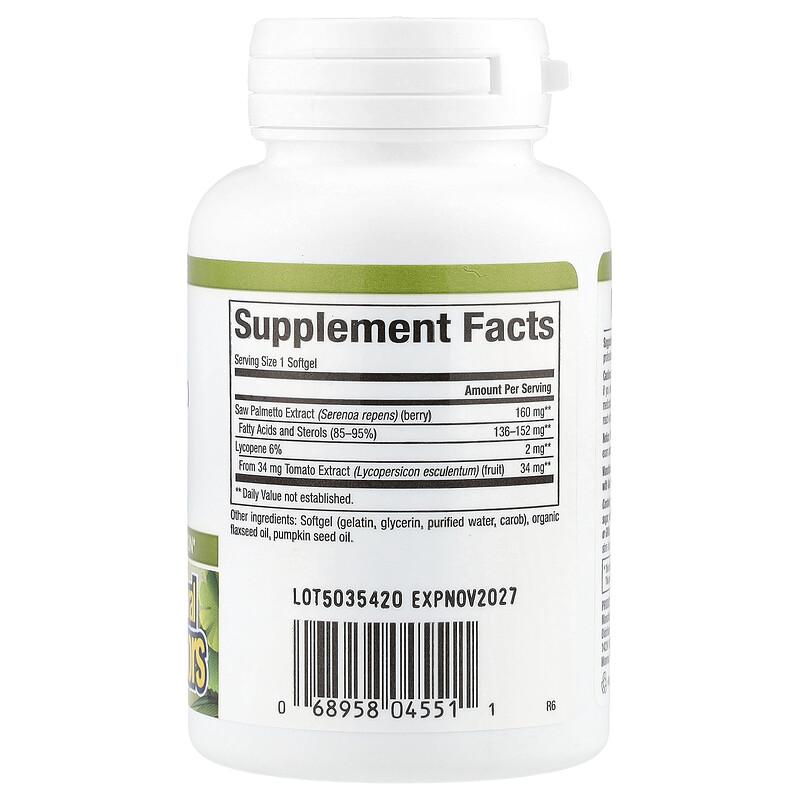 HerbalFactors®, Saw Palmetto with Lycopene, 60 Softgels