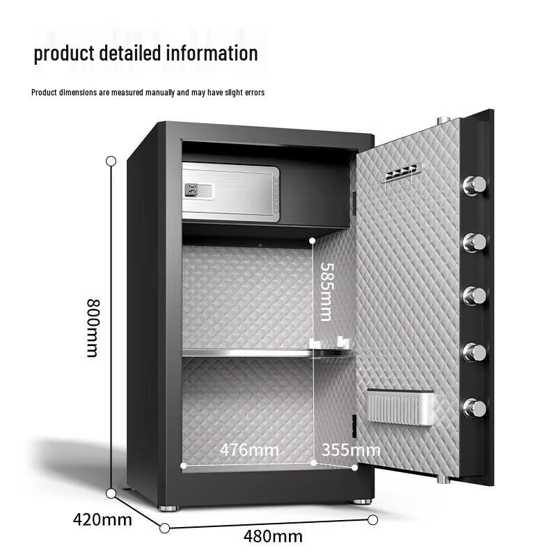 Deli Hongya 80cm Fingerprint Password Security Safe