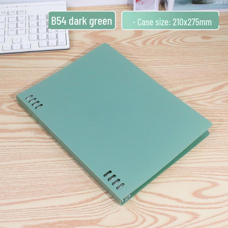 New Gradient B5 Loose-Leaf Notebook with Smooth Pull-Out Cover