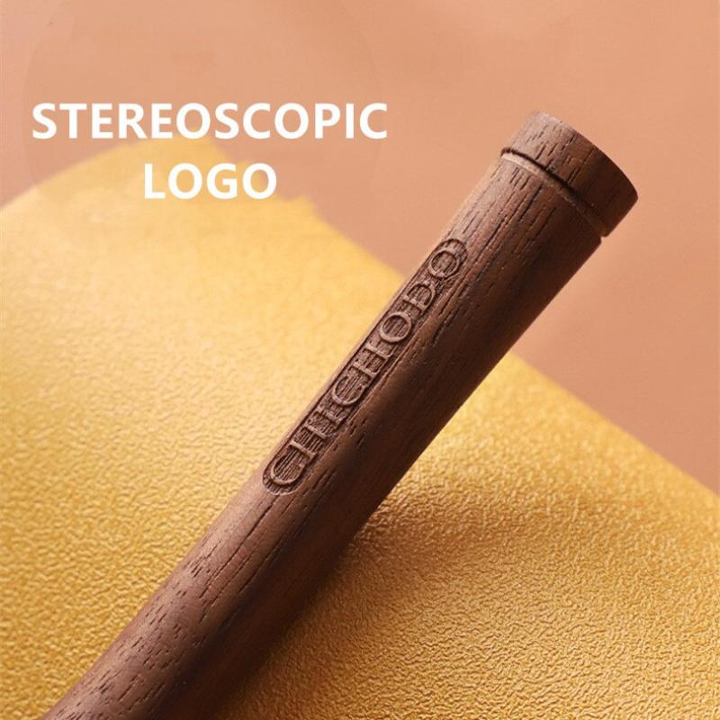 Large Powder Makeup Brush WLN00 100% Original Walnut Wood Ultra-Soft Bristle Round Powder Bronzer Cosmetic Beauty Tools