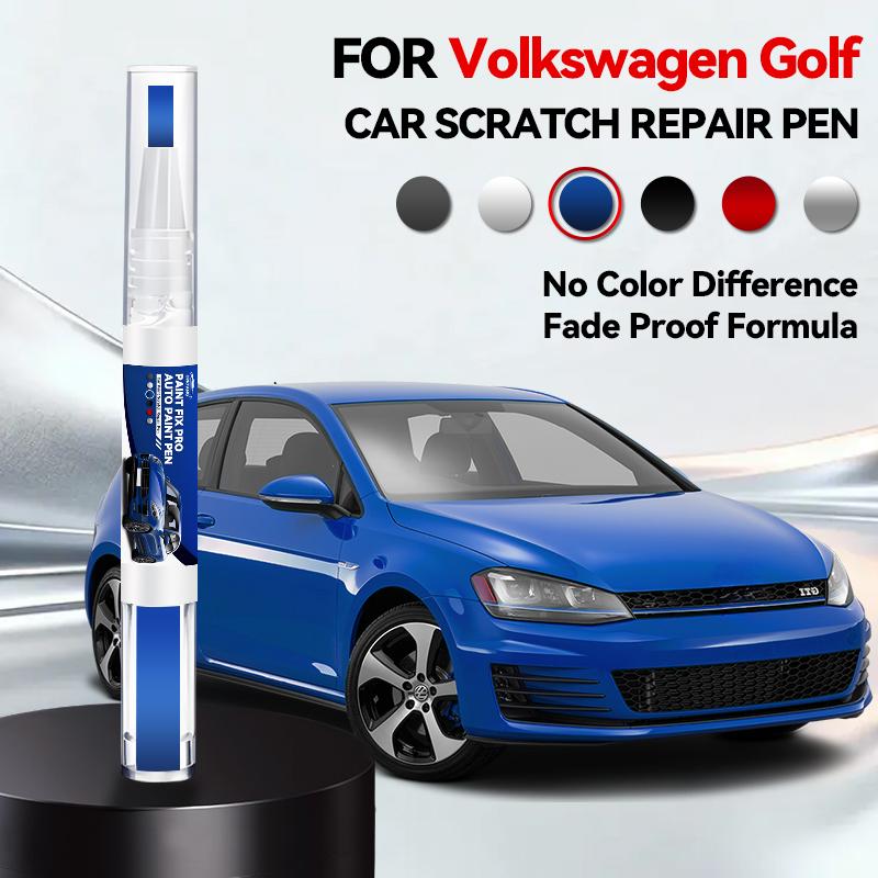 For Volkswagen Golf 1974-2025 A2 A3 A4 A5 A6 A7 A8 Paint Repair Brush Touch Up Scratch Remover DIY Auto Accessories Black White