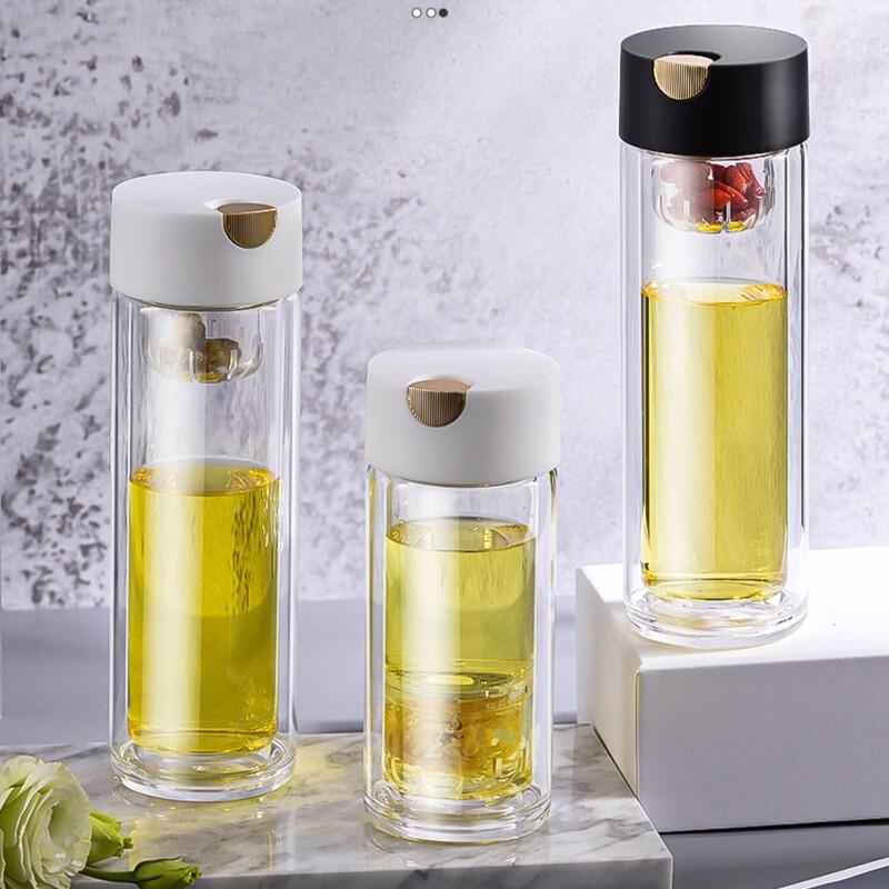 Tianxi Magnetic Tea Infuser Double-Layer Glass Cup