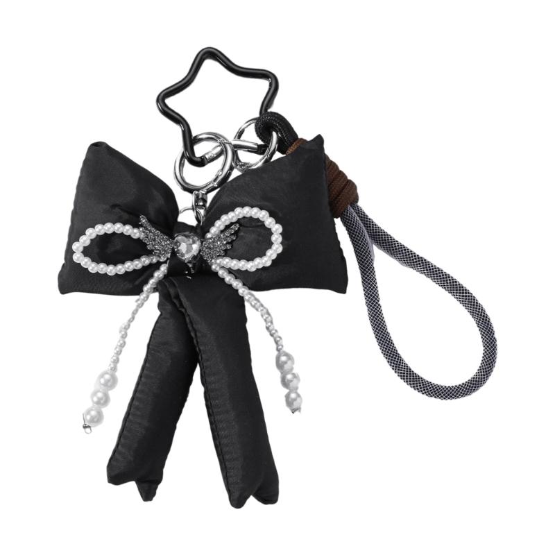 Lovely Heart Wing Keychain Bows Keyring Korean Styles Bag Charm Bag Pendant Ornaments Star Car Keychain Decorations