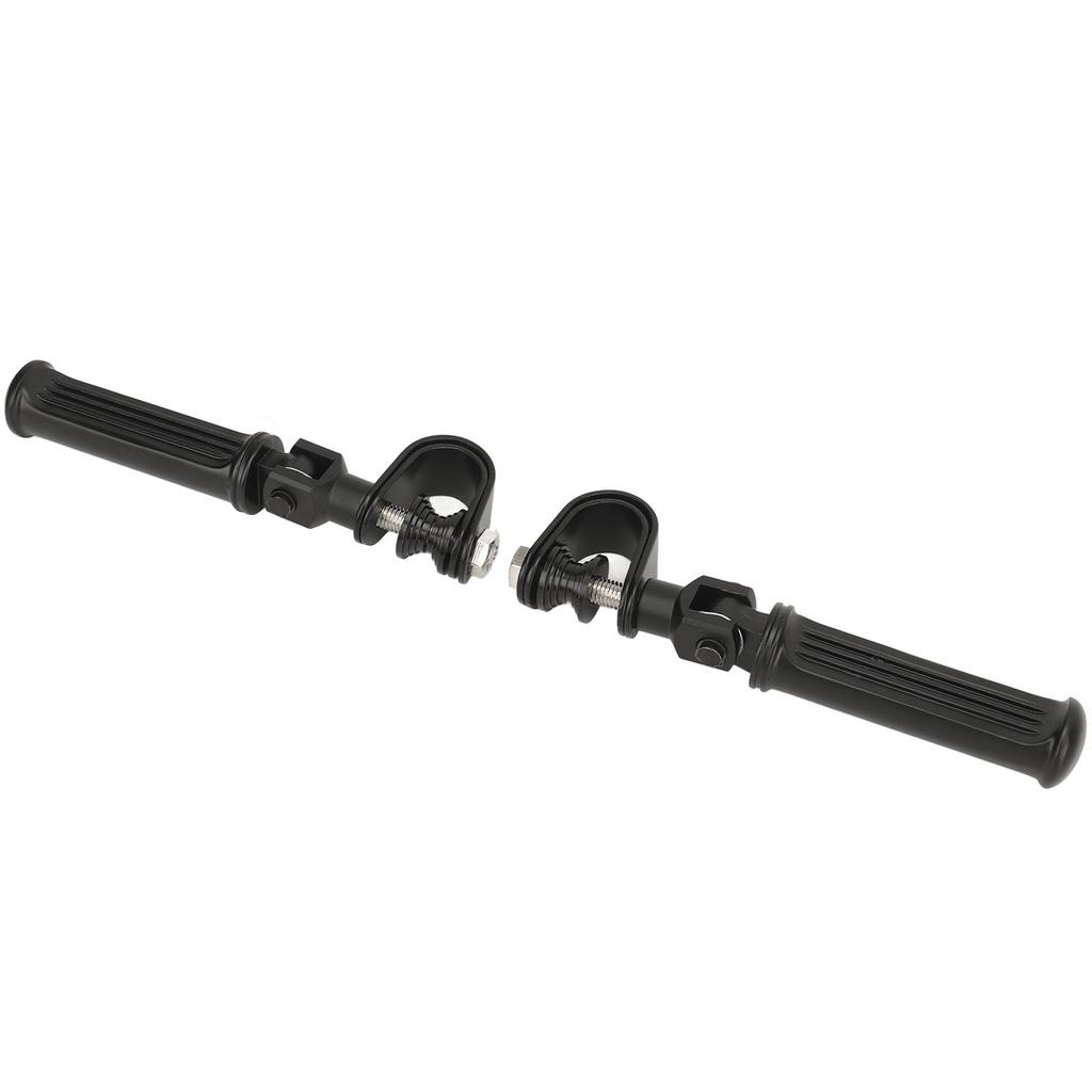 Motorcycle Highway Foot Pegs 25mm To 32mm Aluminum Alloy Universal Fit Engine Crash Bar Footrest
