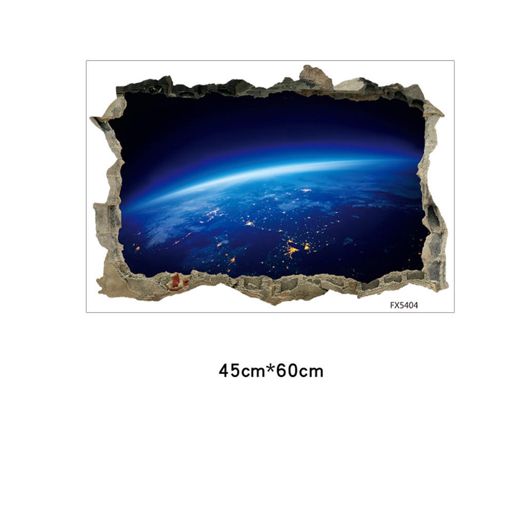  3D Star Series Floor Wall Sticker Removable Mural Decals Vinyl Art Room Decor 