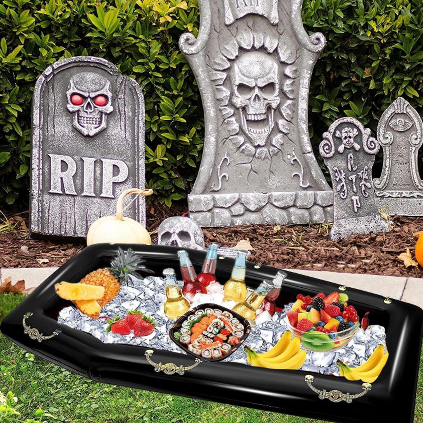 

Надувной 52-дюймовый многоразовый декор, принадлежности для Хэллоуин-вечеринки, ведро для шведского стола для