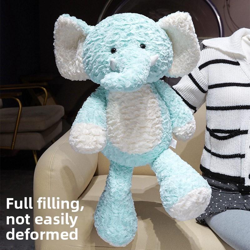 Series Plush Elephant Toy With Soft Polyester Filling For Childrens Comfort And Gift