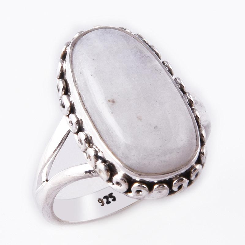 Natural Rainbow Moon Stone Gemstone Handmade 925 Sterling Silver Ring S.6 l3V31