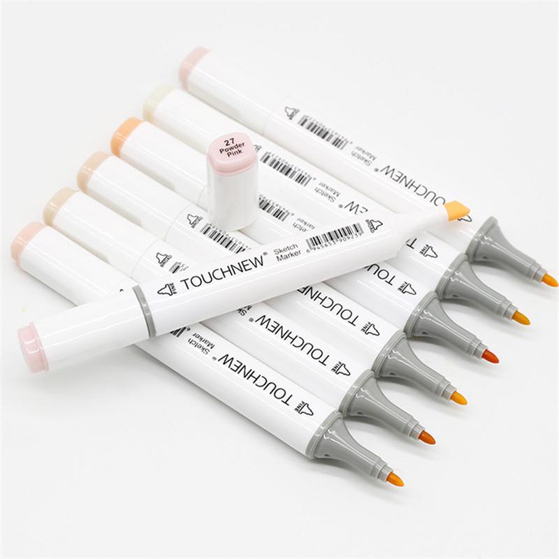 1 Hautton-Marker-Set, doppelseitig, alkoholbasiert, Künstler-Art-Marker-Stifte für Manga-Kolorierung