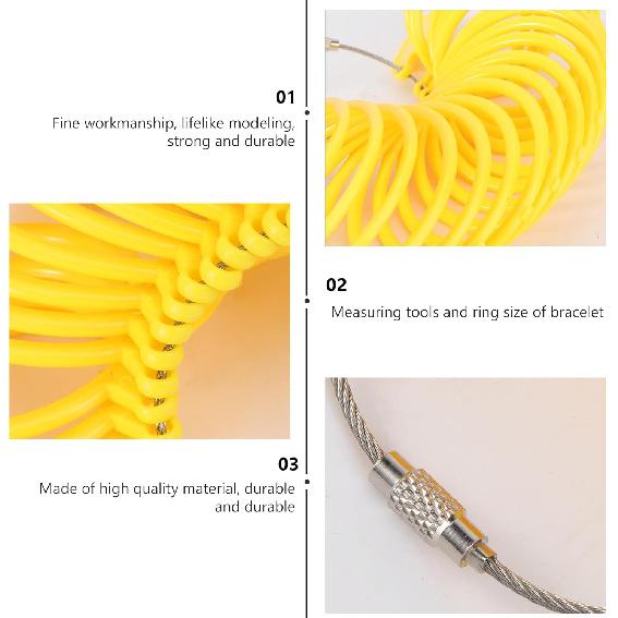 Operitacx 1pc Bracelet Measuring Tool Bangle Bracelet Cuff Measure Tool Cuff Bracelet Sizer Measurement Ring Jewelry Gauge Ring Measurer and Ring