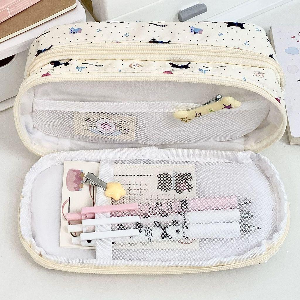 Puppy Pen Case With Polyester For Students And Art Supplies