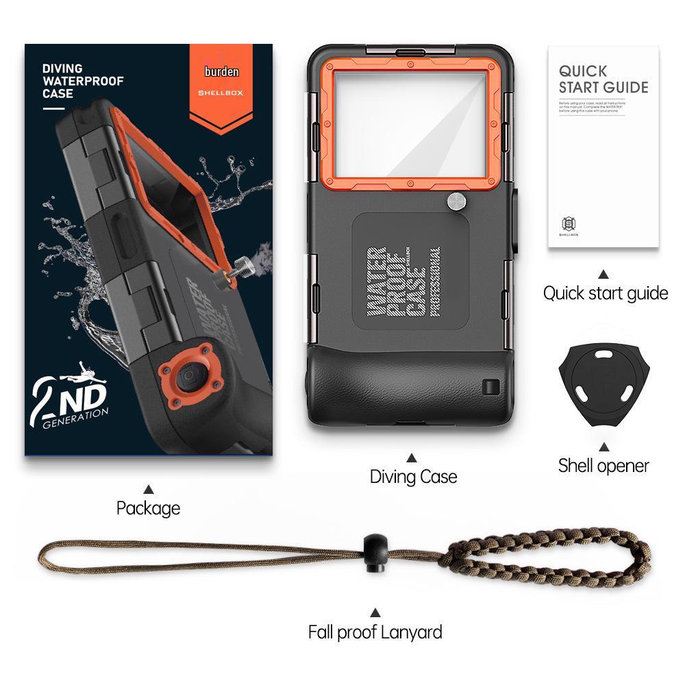 Red Pepper Black Technology Waterproof Dive Case (15m) for Samsung, Apple 14/13, Huawei, Xiaomi