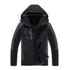 Men's 3-in-1 Ski Jacket: Detachable Fleece-Lined Outdoor Mountaineering & Workwear for Autumn/Winter