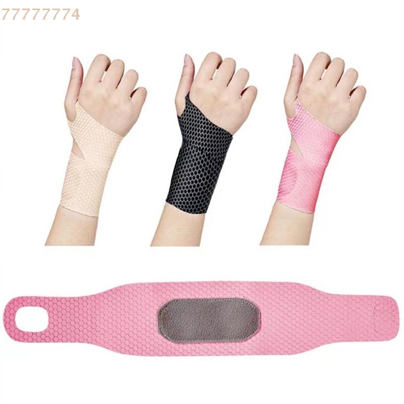 1PCS Adjustable Wristbands Safety Wrist Support Bracer Gym Sports Wristband Carpal Protector Breathable Injury Wrap Band Strap