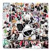 50 Death Doodle Cartoon Japanese Comic Peripheral Guka DIY Skateboard Mobile Case Suitcase Stickers Waterproof