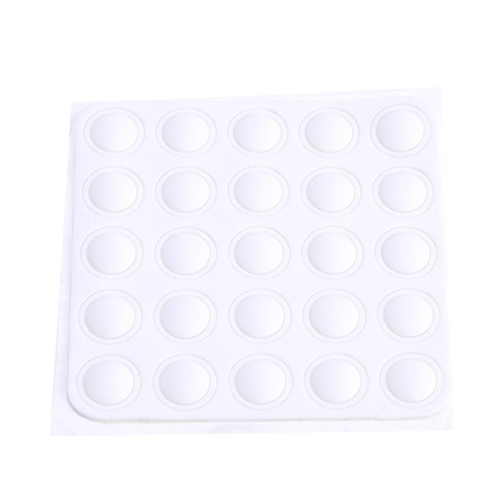 1 x 25Pcs Nail Color Button UV Gel Polish Display Label Sticker Adhesive Paster
