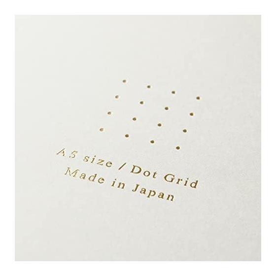 DESIGNPHIL MIDORI Note Ring Note Color Dot Square White A5 15331006