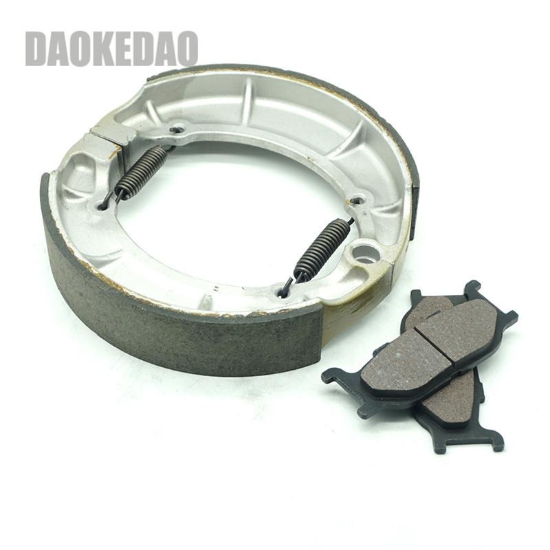 For Yamaha XVS650 XVS 650 Drag Star 1997-2004 Dragstar Classic 1993-2007  2004- Front Rear Brake Pads Shoe Set Kit