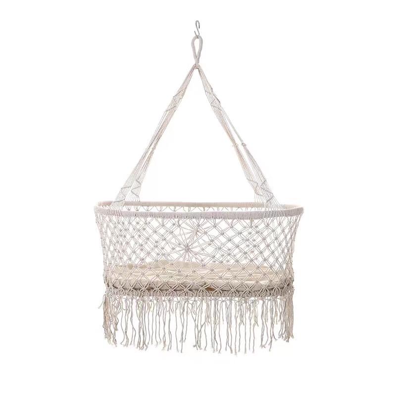 FEBORY Indoor Hand-Woven Children's Swing Cradle