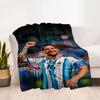 Messi 586 Decke Bequem Perfekt für Couch Sofa Picknicks Vier Jahreszeiten Universell Stilvolle Dekoration Geschenke Für Familie Oder Freunde