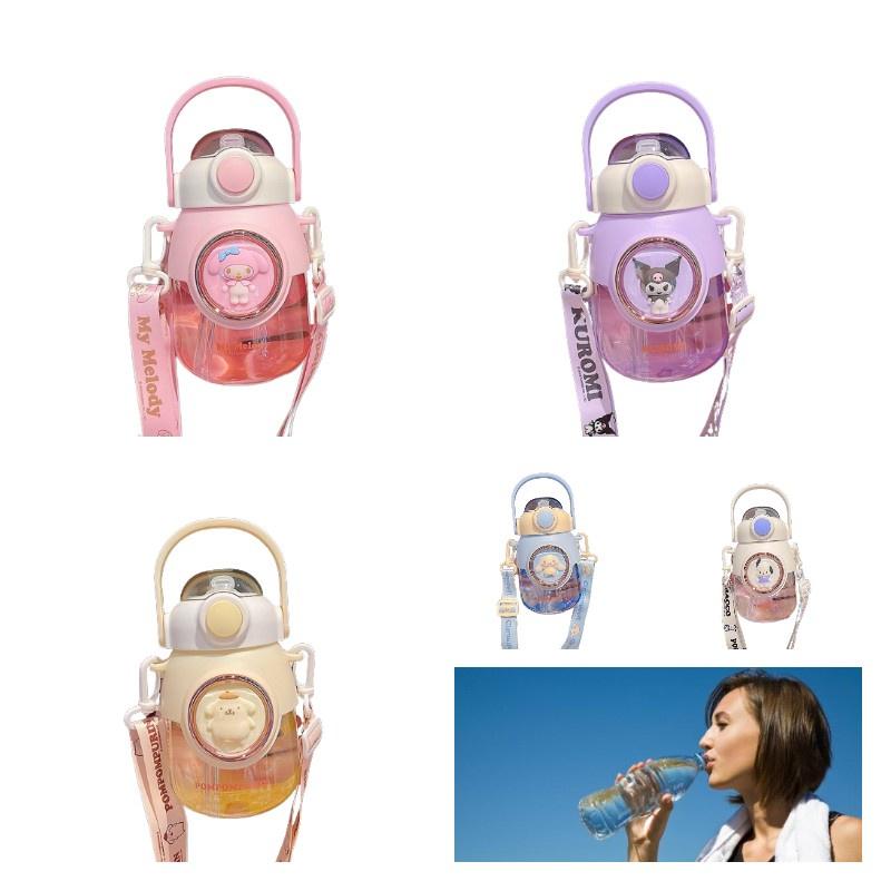 High-quality Tritan Cartoon Water Bottle For Girls With Large Capacity And Cute Design Perfect For Summer!