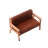 Simulation Chair Dollhouse Leather Sofa 1/12 Dollhouse Miniature Single/Double Chair  Photo Props