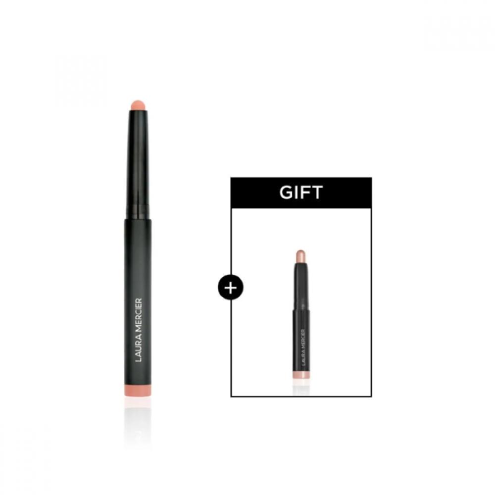 Laura Mercier Caviar Stick Eye Shadow Matte  Includes Mascara Sample Matte-pitch