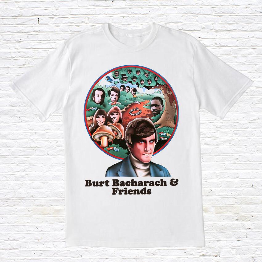 

Burt Bacharach amp; Friends TShirt. Vintage style. Not Vinyl LP. Unisex T-Shirt XL