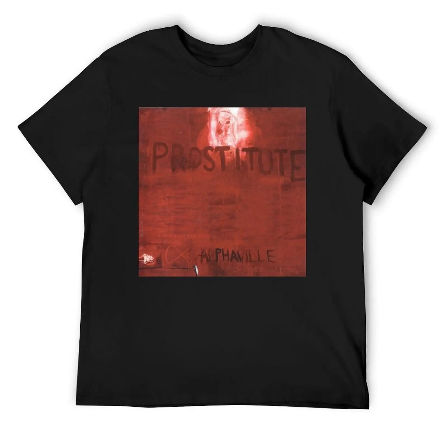 

Alphaville - Prostitute album 1994 T-Shirt Blouse oversized t shirt tees outfits for men S чёрный
