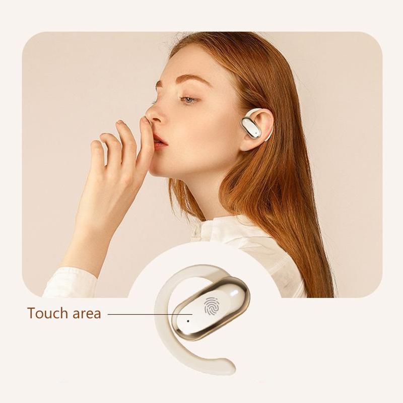 Wireless Headphones Ows Hifi Stereo Open Bluetooth 5.4 Earphones With Mic Call Noise Reduction Sports Waterproof