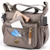 Unisex Neutral Square Shoulder Crossbody Bag, Stylish And Casual, Multi-Layer Messenger Bag [Zipper Direction Random]