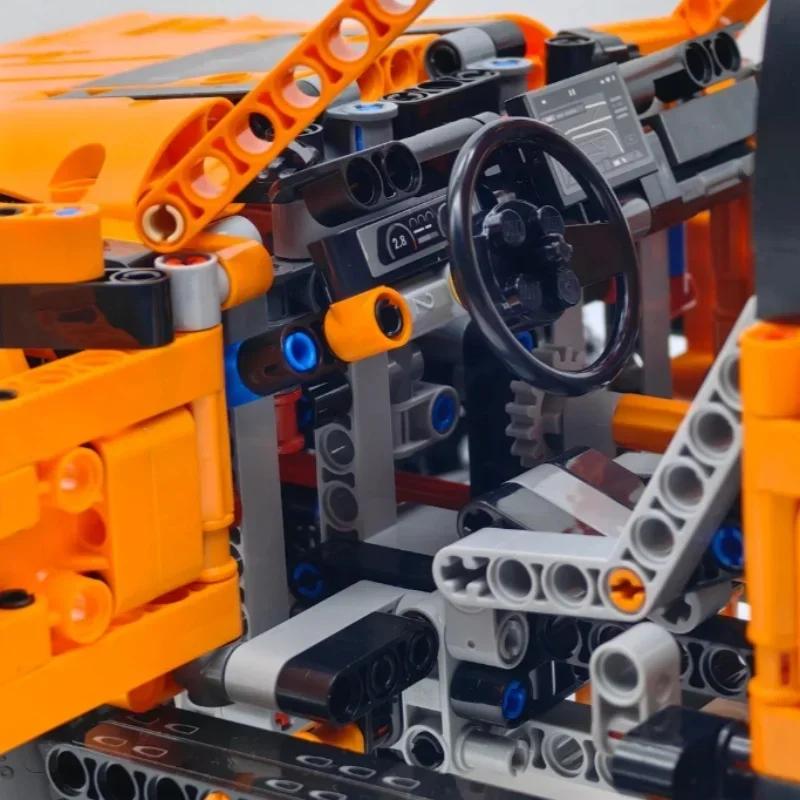New 1300+PCS Educational Building Blocks F-150 Pickup Truck Racing MOC Technology Building Blocks Model Car Brick Toys Kids Gift
