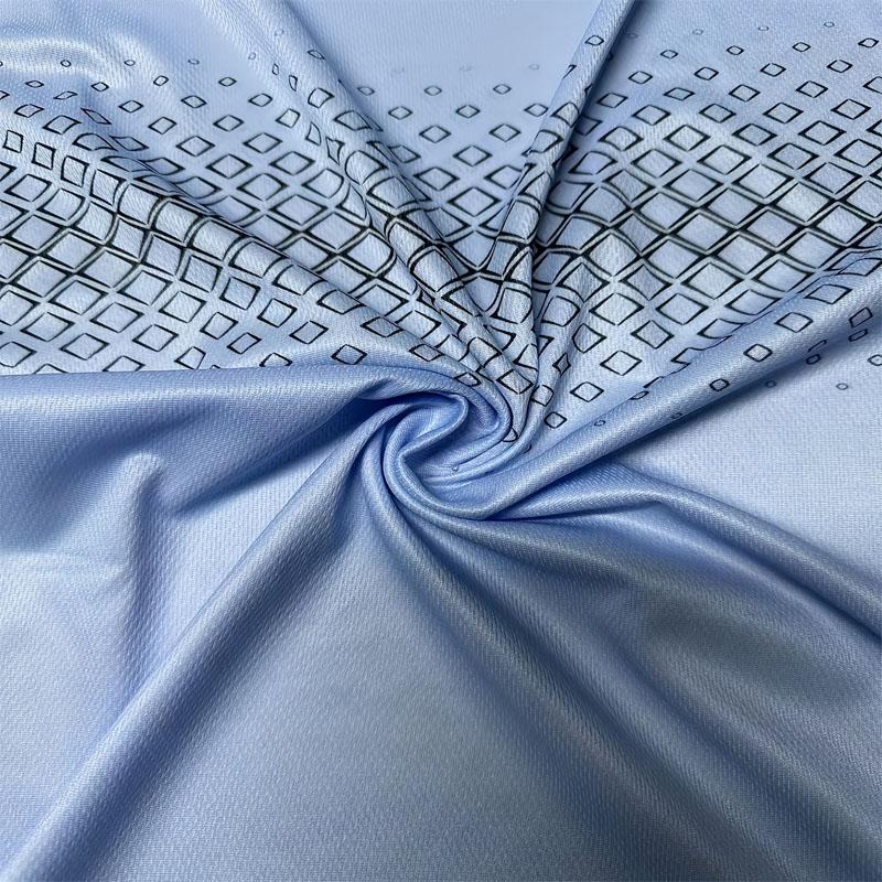 Suitable for Outdoor Sports Travel, Breathable Mesh Printed Polyester Knitted Fabric, Summer Men's Casual Round Neck T-shirt