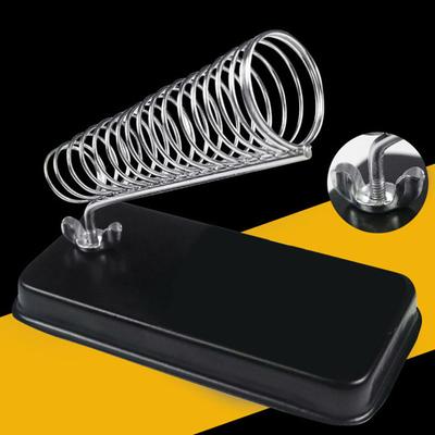 Prenosná pevná kovová základňa s držiakom stojana na elektrickú spájkovačku