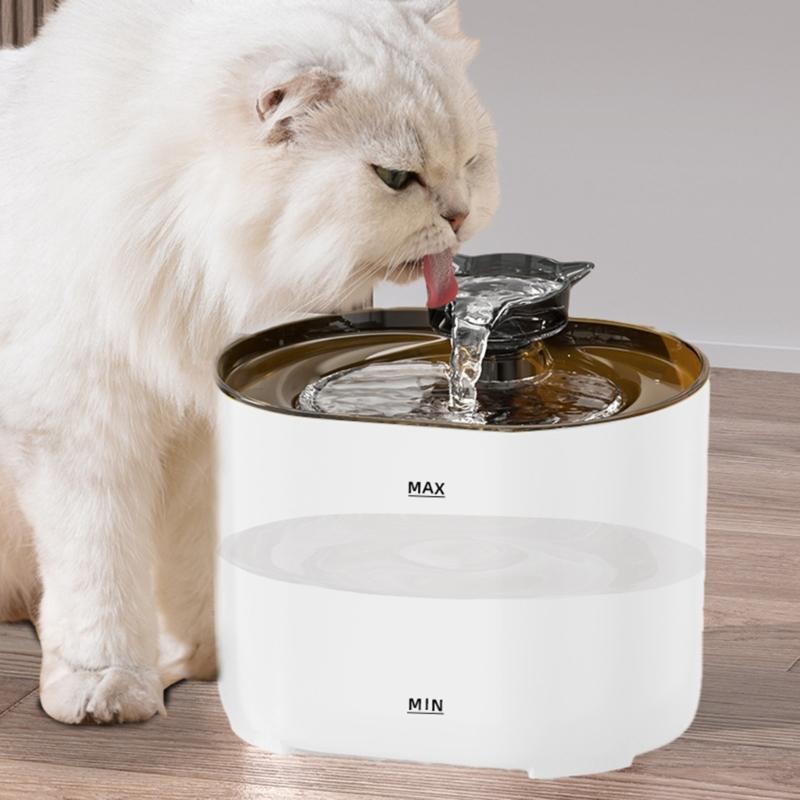 Cats Water Fountains Automatic Dogs Pet Drinking Mute Water Dispenser Large Capacity Quiet Automatic Fountains