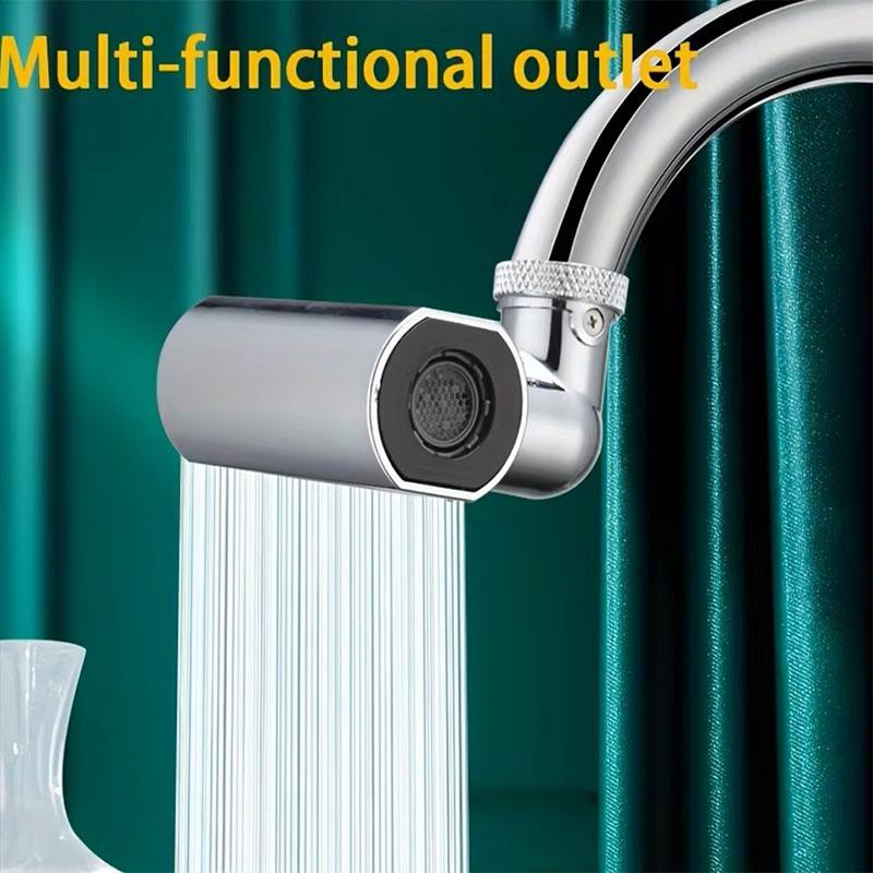 Multifunktionale Wasserhahn-Düse Duschanschluss Küchenspüle Wasserfallhahn 4-Modus-Wasserauslass Universeller Wasserhahn Verlängerbar